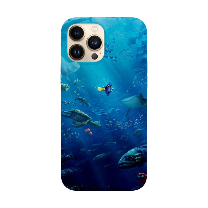 Husa compatibila cu Apple iPhone 14 Pro Max model Finding Nemo, Silicon, TPU, Viceversa