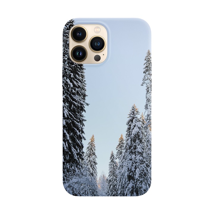 Husa compatibila cu Apple iPhone 14 Pro Max model First Snow Fall, Silicon, TPU, Viceversa