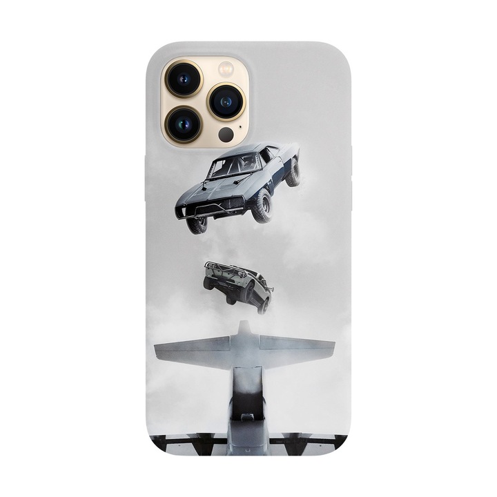 A burkolat kompatibilis az Apple iPhone 15 Fast & Furious 7 modellel, szilikon, TPU, fordítva
