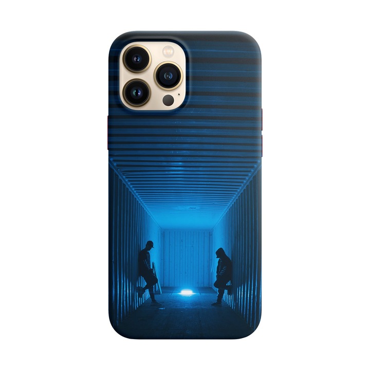 Калъф, съвместим с модел Apple iPhone 15 Pro Blue vibes, Silicone, TPU, Viceversa