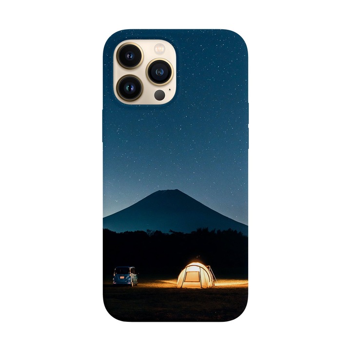 Калъф, съвместим с модел Apple iPhone 15 Pro Campsite, силикон, TPU, обратното