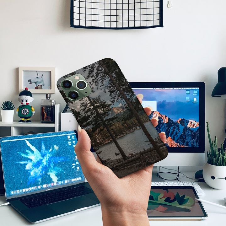 Калъф, съвместим с Apple iPhone 15 модел Desolate tree, Silicon, TPU, Viceversa