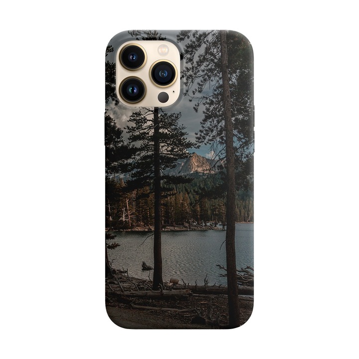 Кейс съвместим с модел Apple iPhone 15 Pro Desolate tree, силикон, TPU, обратното