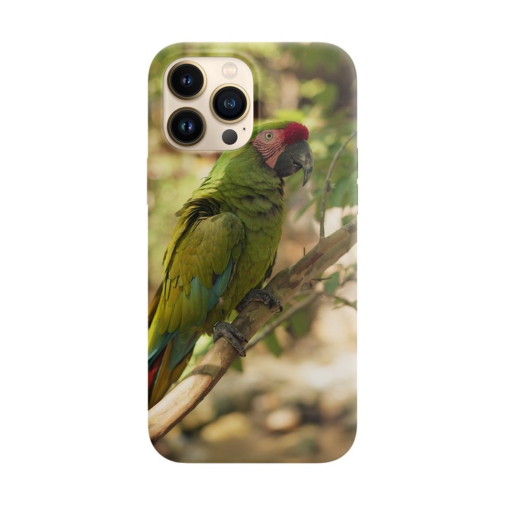 Husa compatibila cu Apple iPhone 15 Pro Max model Exotic Macaw, Silicon, TPU, Viceversa