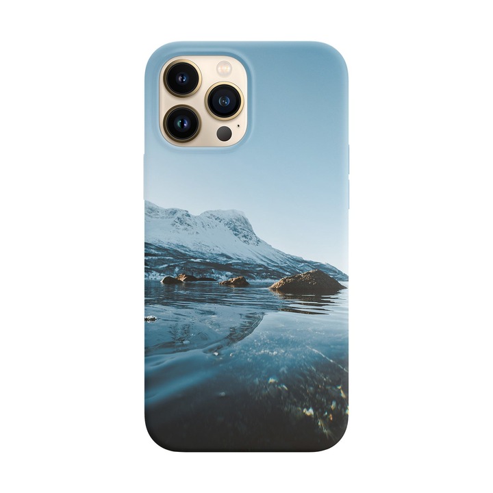 Husa compatibila cu Apple iPhone 14 Pro Max model Icy river, Silicon, TPU, Viceversa