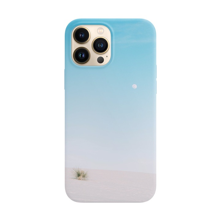 Husa compatibila cu Apple iPhone 14 Pro Max model Dessert Moon, Silicon, TPU, Viceversa