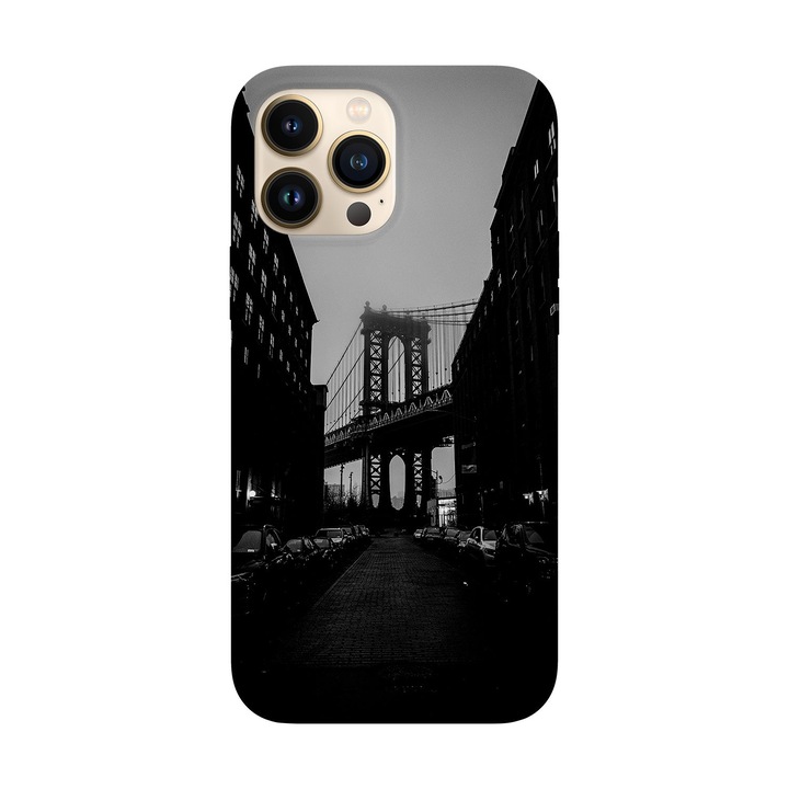Husa compatibila cu Apple iPhone 14 Pro Max model New York street, Silicon, TPU, Viceversa