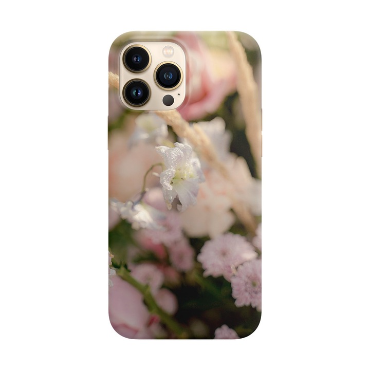 Husa compatibila cu Apple iPhone 14 Pro model Peony flower, Silicon, TPU, Viceversa