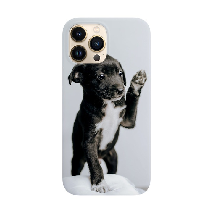 Капак, съвместим с Apple iPhone 15 Pro модел Paw Patrol, силикон, TPU, обратното