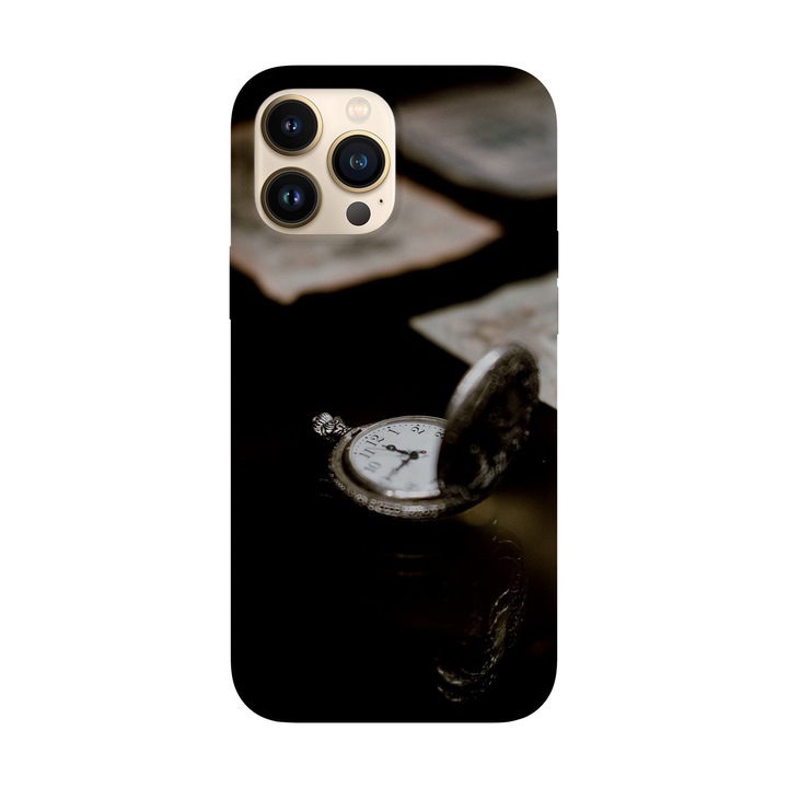 Капак, съвместим с Apple iPhone 15 Pro модел Its time, силикон, TPU, обратното