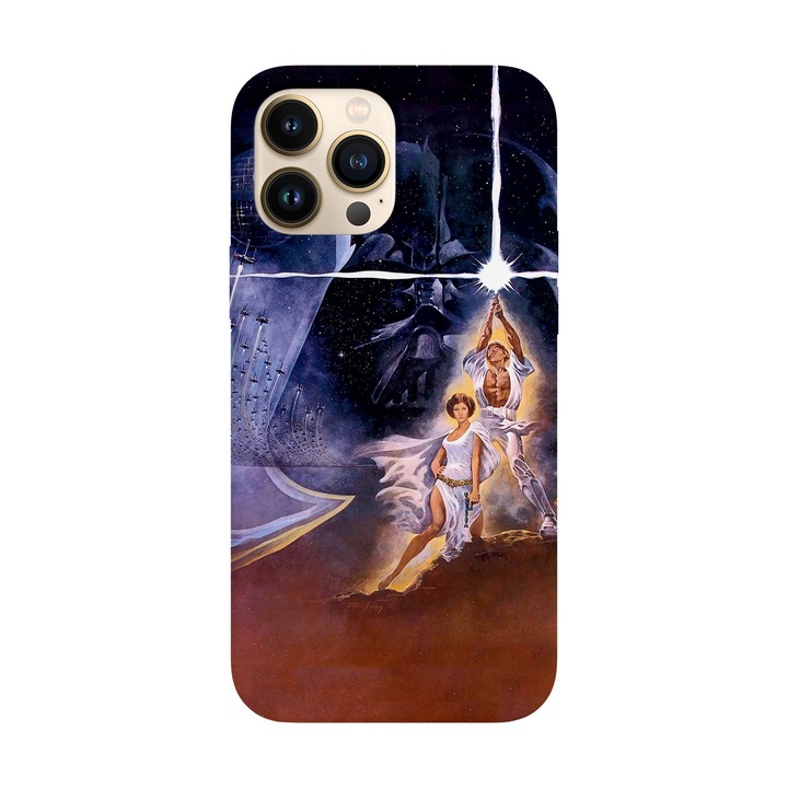 Husa compatibila cu Apple iPhone 15 Pro model Starry nights, Silicon, TPU, Viceversa