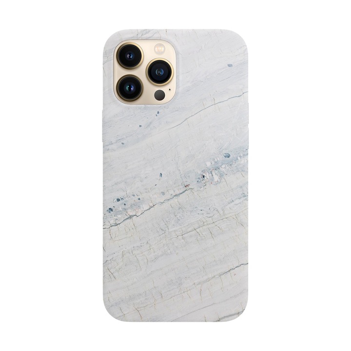 Husa compatibila cu Apple iPhone 14 Pro Max model White gradient marble, Silicon, TPU, Viceversa
