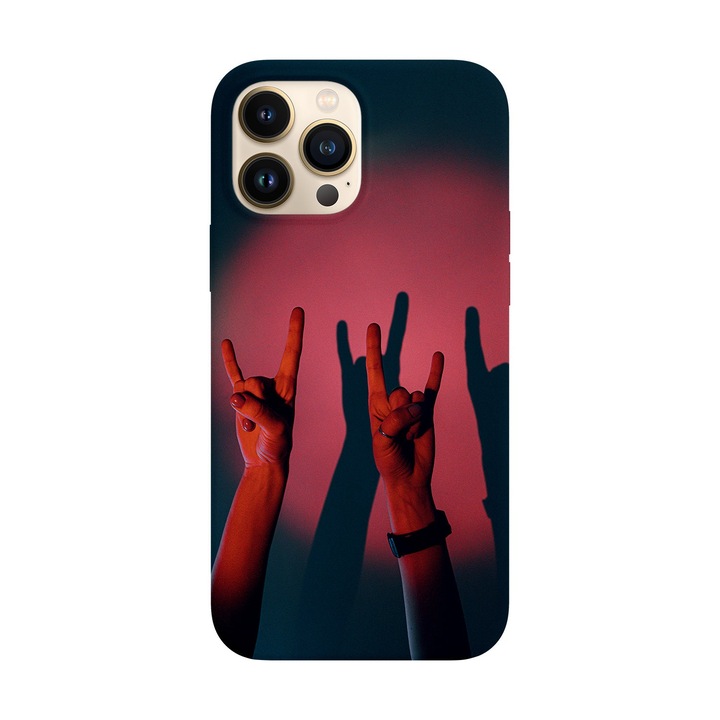 Husa compatibila cu Apple iPhone 15 Pro model Peace, Silicon, TPU, Viceversa