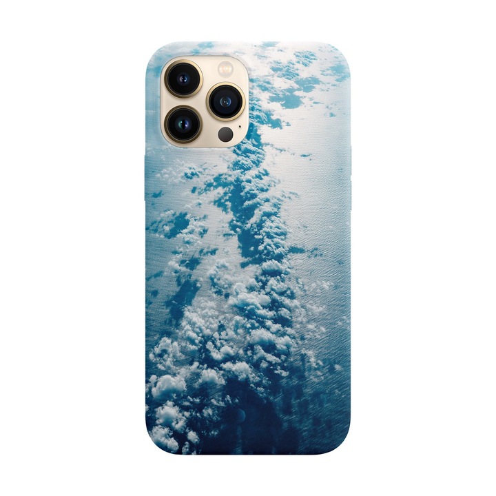 Husa compatibila cu Apple iPhone 14 Pro model Over the clouds, Silicon, TPU, Viceversa