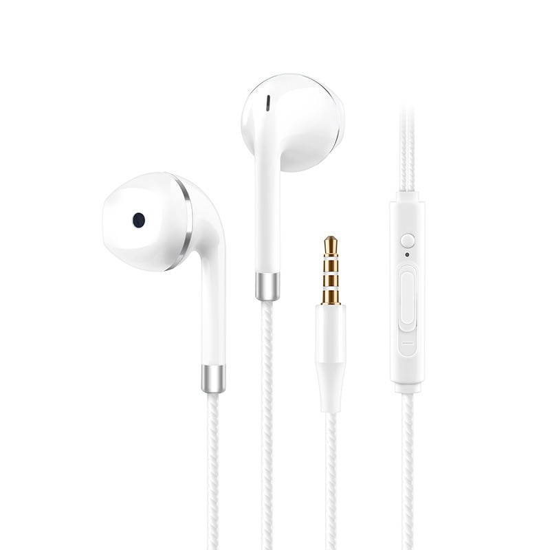 Casti 3.5mm cu fir 1,2m deisgn elegant, Stereo Music, In-Ear bass, Portable, Noise cancellation