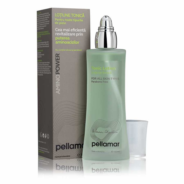 Lotiune tonica Pellamar, combate iritatiile, roseata, deshidratarea, 100ml