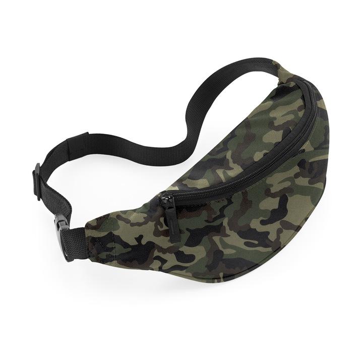 Övtáska két zsebbel, Jungle Camo, Univerzális méret, Unisex
