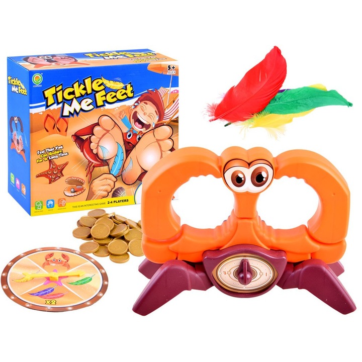 Интерактивна игра Tickle me foot, Jokomisiada, 5+ години, Многоцветна