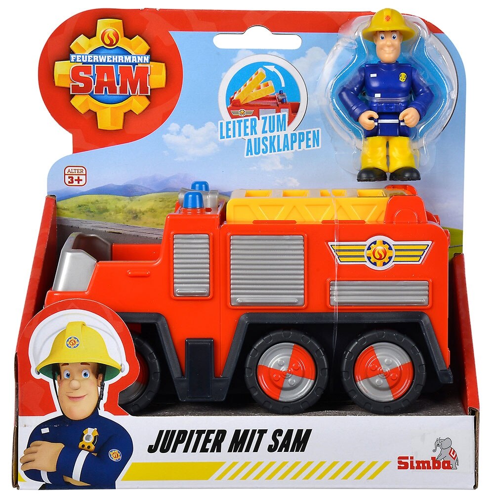 Simba Figurine camion pompier grand Sam le pompier Jupiter Pro
