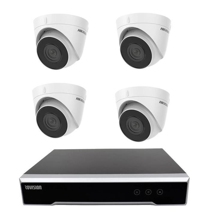 Kit / sistem de supraveghere video ENVIO cu 6 camere rezolutie 5 MP AESS-KIT6CHBFP50H500-HDD