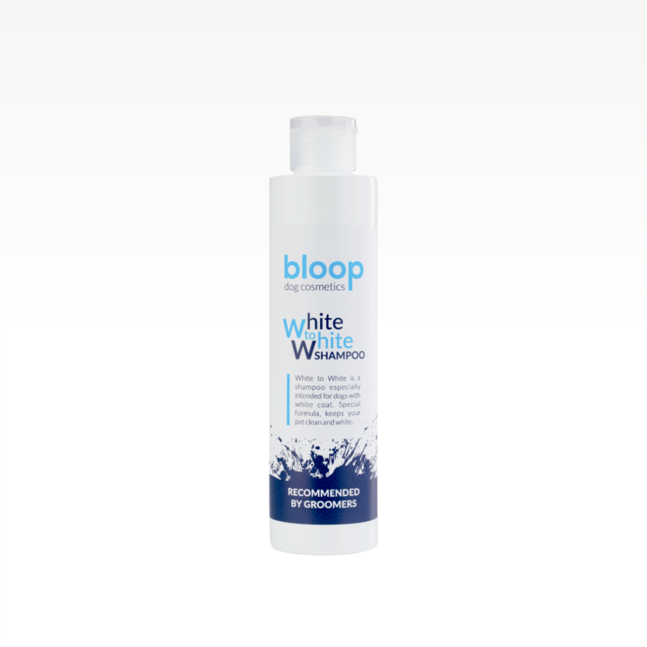 Sampon pentru Caini Bloop White to White, 200ml