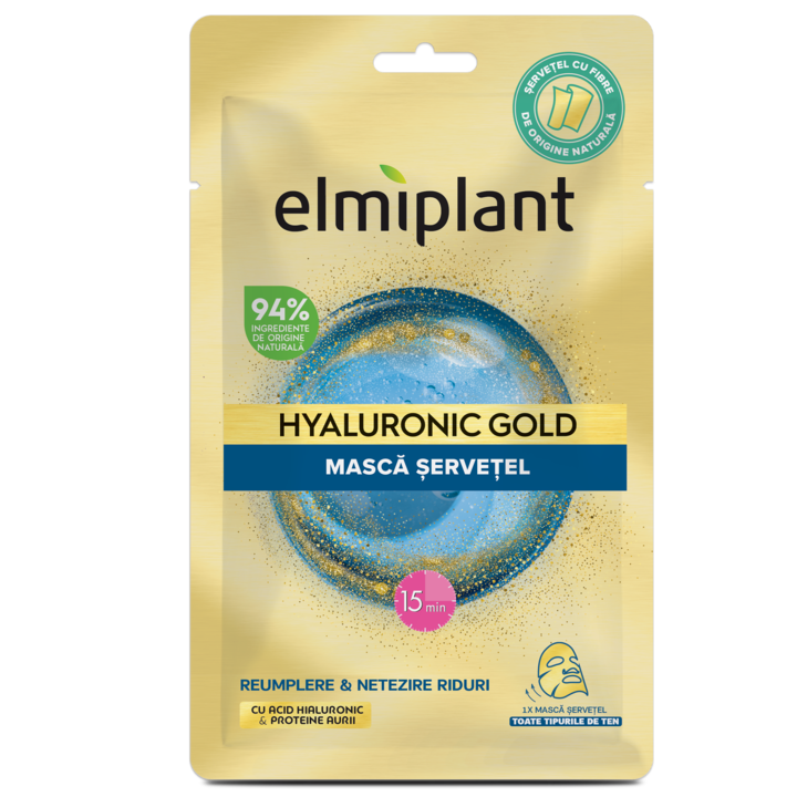 Лист маска Elmiplant Hyaluronic Gold