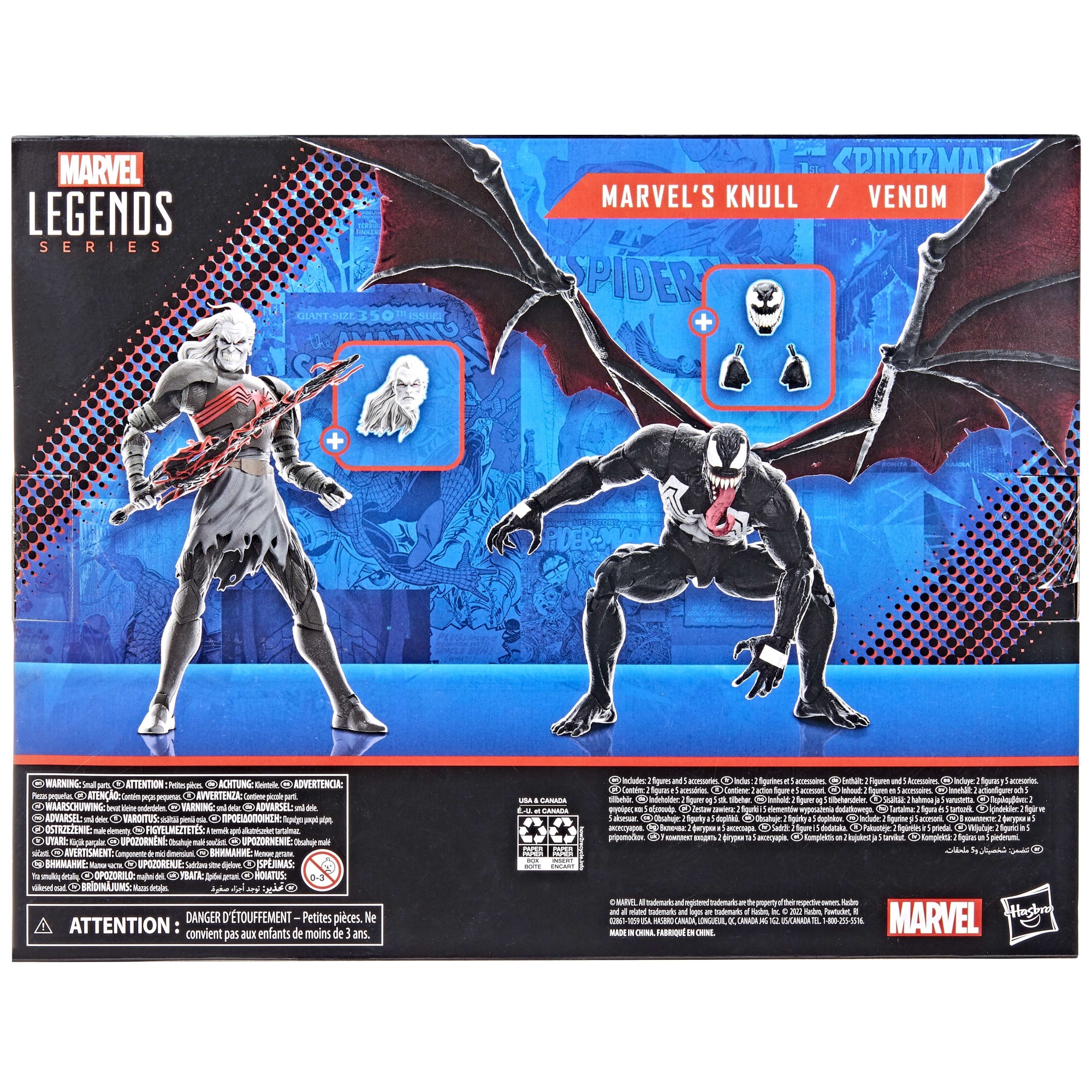 Set 2 figurine Marvel Legends - Knull/Venom, 15 cm - eMAG.ro