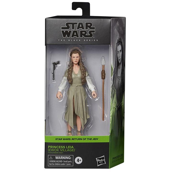 Figurina Star Wars The Black Series - Princess Leia (Ewok Village), 15 cm