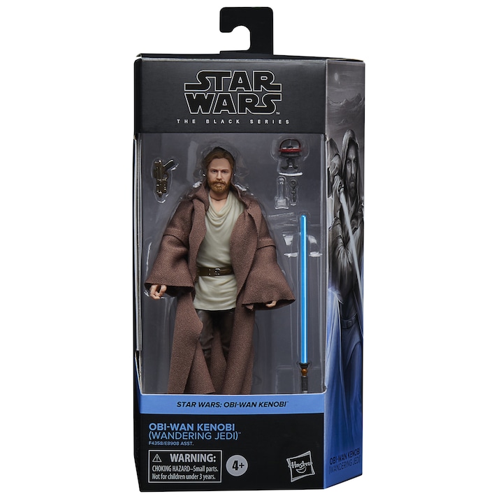 Star Wars The Black Series figura - Obi-Wan Kenobi (Vándor Jedi), 15 cm