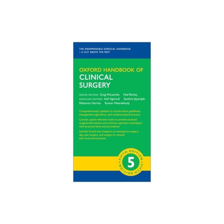 Oxford Handbook of Clinical Surgery 5e, Anil Agarwal