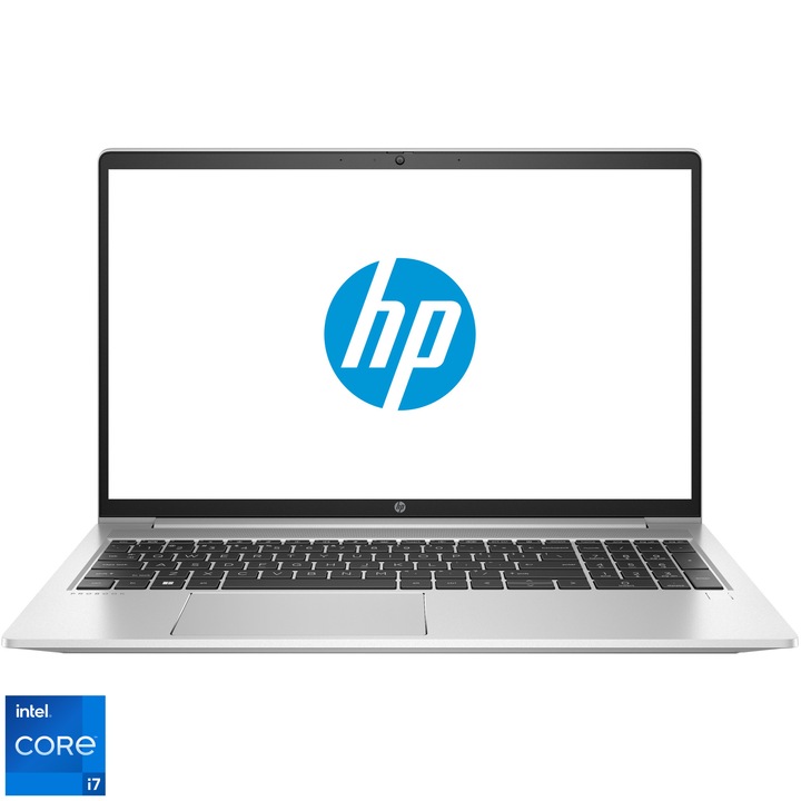 Лаптоп HP ProBook 450 G9, Intel® Core™ i7-1260P, 15.6" Full HD, RAM 16GB, 1TB SSD, Intel® Iris® Xᵉ Graphics, FreeDOS, Silver