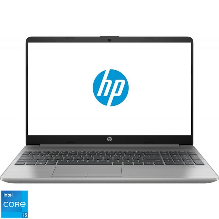 Laptop HP 250 G9 cu procesor Intel® Core™ i5-1235U pana la 4.40 GHz, 15.6", Full HD, 8GB, 512GB SSD, Intel® Iris Xe Graphics, Free DOS, Asteroid Silver