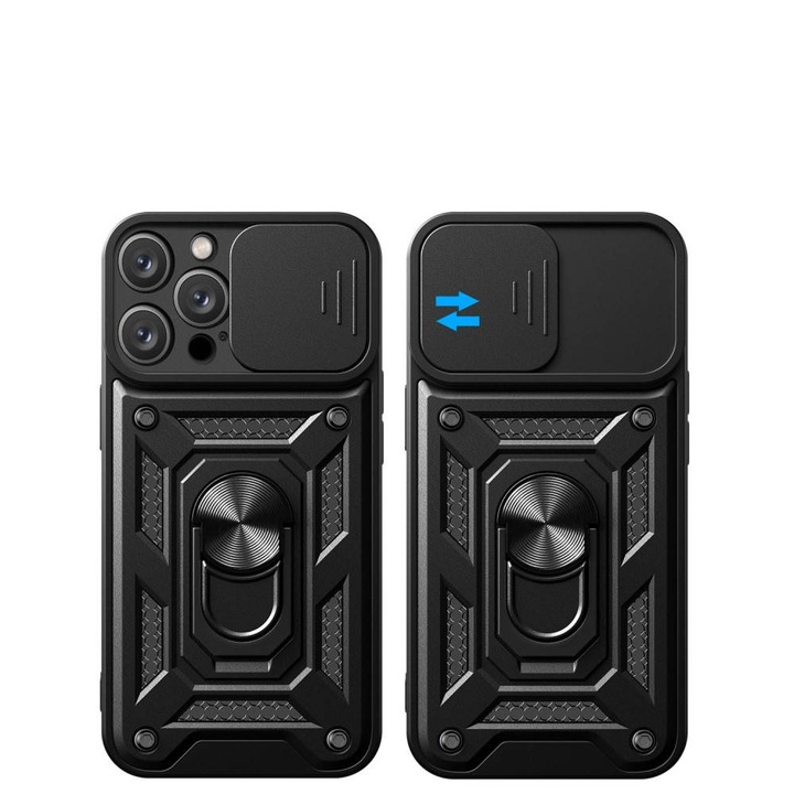 Husa pentru iPhone 14 Pro Max camshield pro ring black