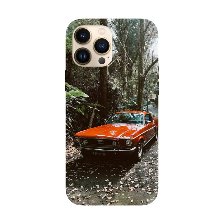 Husa compatibila cu Apple iPhone 14 Pro model Red Mustang, Silicon, TPU, Viceversa