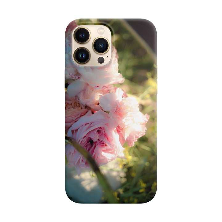 Калъф, съвместим с модел Apple iPhone 15 Pro PEONY PINK, силикон, TPU, Viceversa