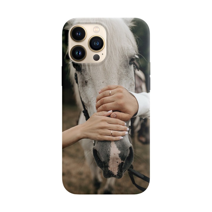 Капак, съвместим с Apple iPhone 14 Pro модел Weeding Photo, силикон, TPU, обратно