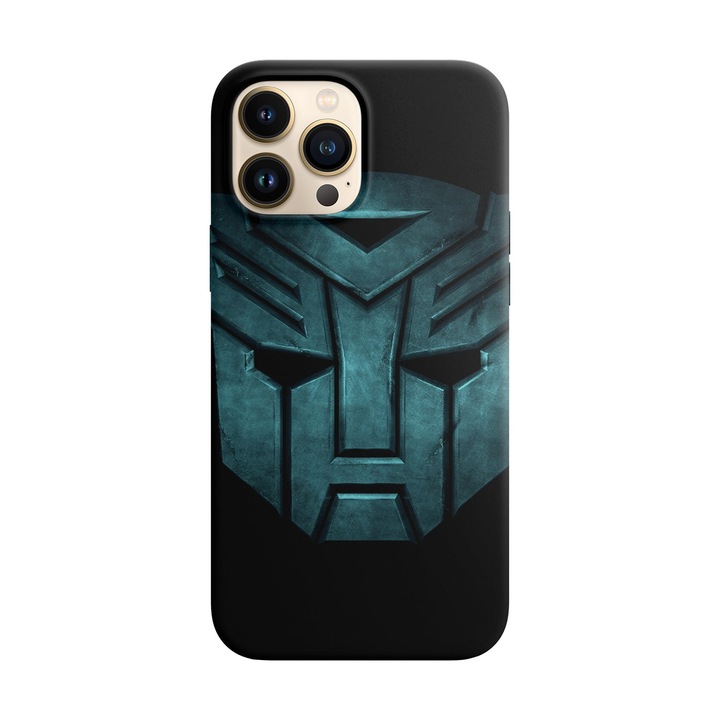 Husa compatibila cu Apple iPhone 14 Pro model Transformers Emblem, Silicon, TPU, Viceversa