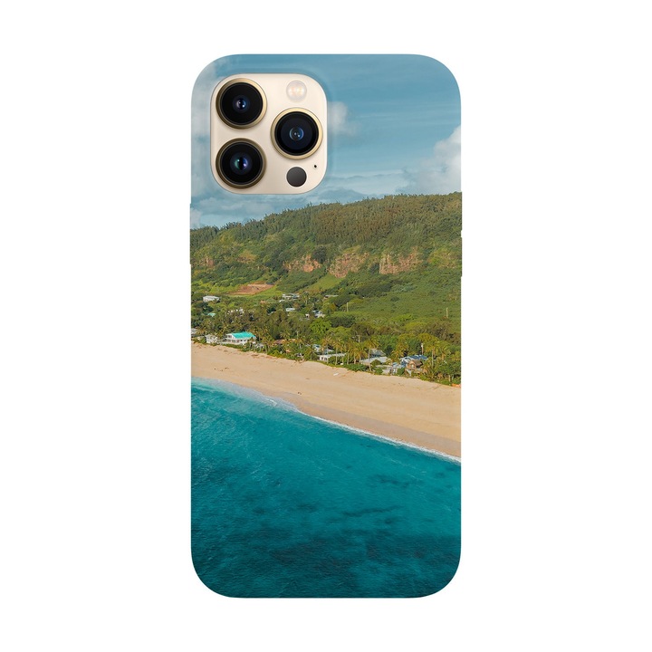 Husa compatibila cu Apple iPhone 14 Pro Max model Emarald sea, Silicon, TPU, Viceversa