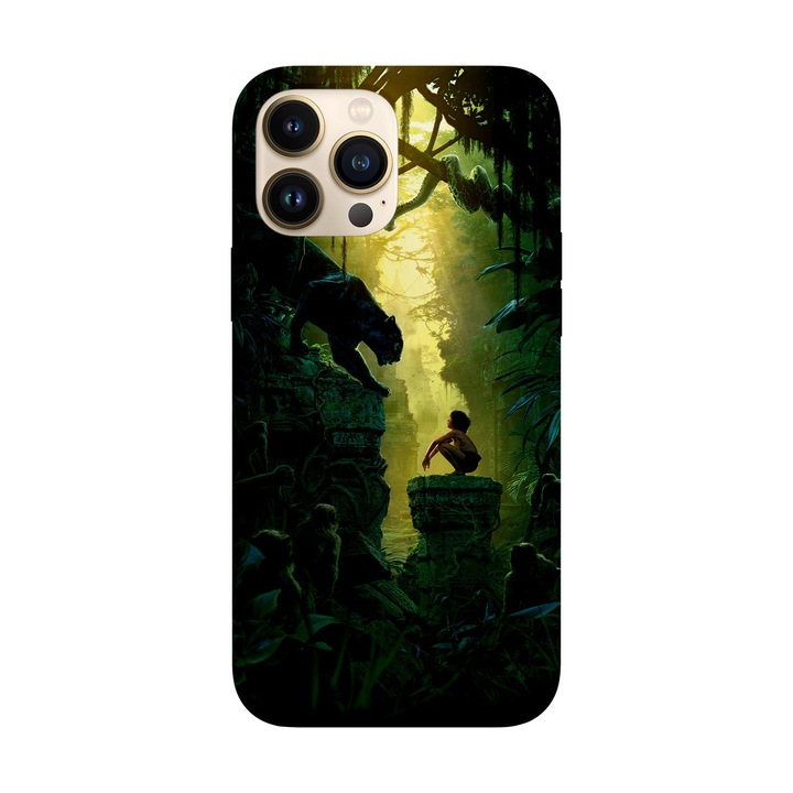 Husa compatibila cu Apple iPhone 14 Pro Max model The Jungle Book, Silicon, TPU, Viceversa