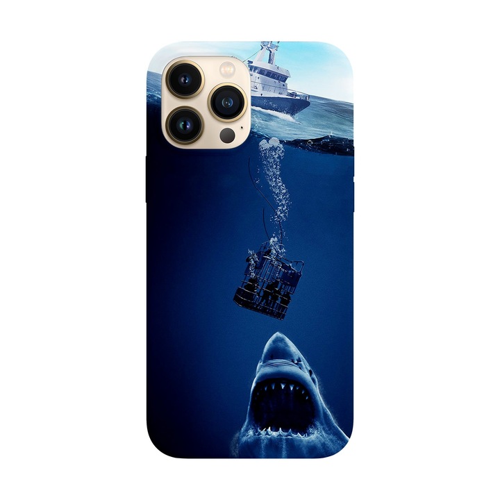 Husa compatibila cu Apple iPhone 14 Pro model Jaws, Silicon, TPU, Viceversa