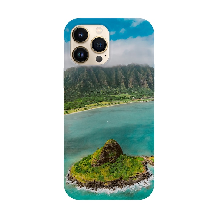 Калъф Viceversa, Съвместим с Apple iPhone 15 Pro Max, Модел Small island, Силикон/TPU