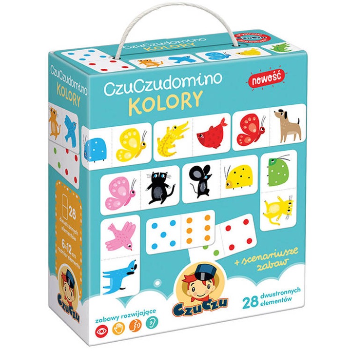 Образователна игра - Животни и цветове, Czuczu, +2 години, Multicolor