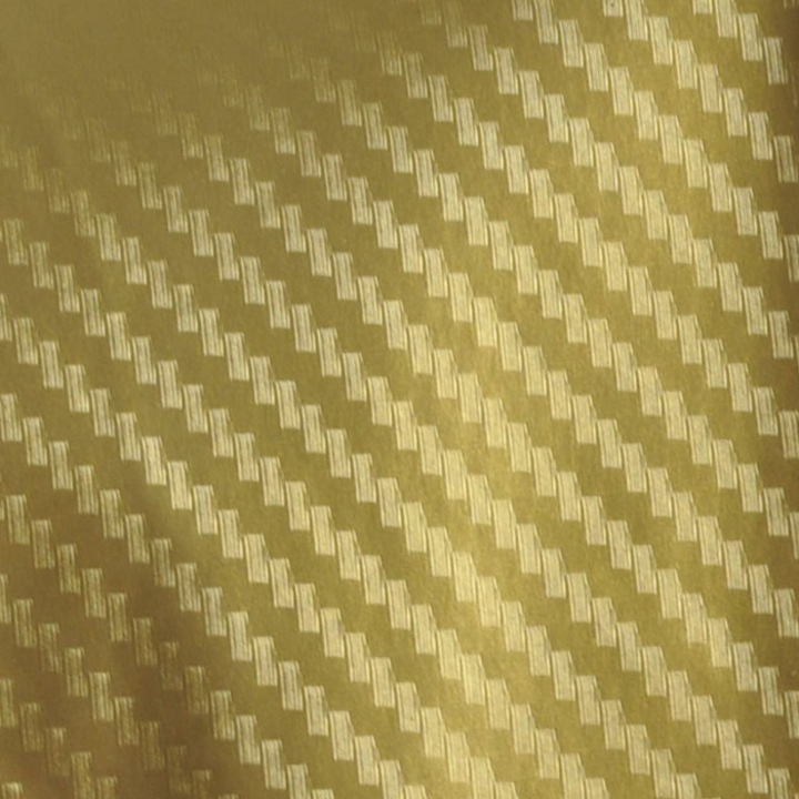 Öntapadós carbon fólia, 3D, 1,27x28m, arany