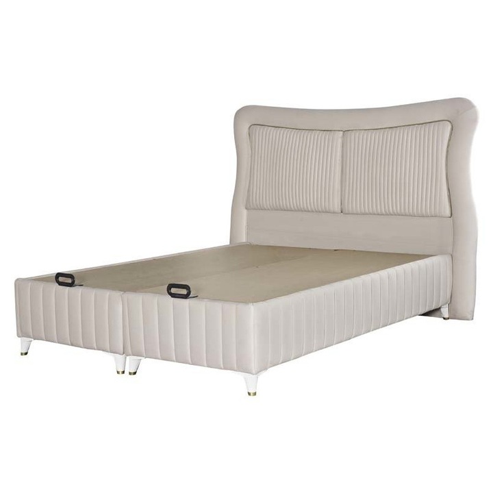 Pat Standard, Confort Zone, tapitat, crem, 180 x 200 cm