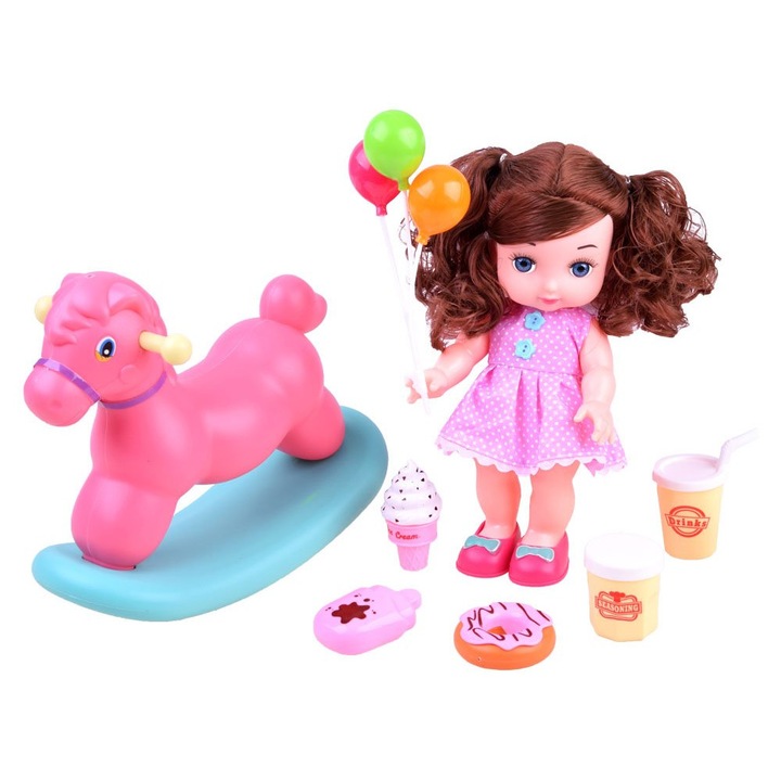 Babakészlet/7 kiegészítő, Jokomisiada, Műanyag, Többszínű