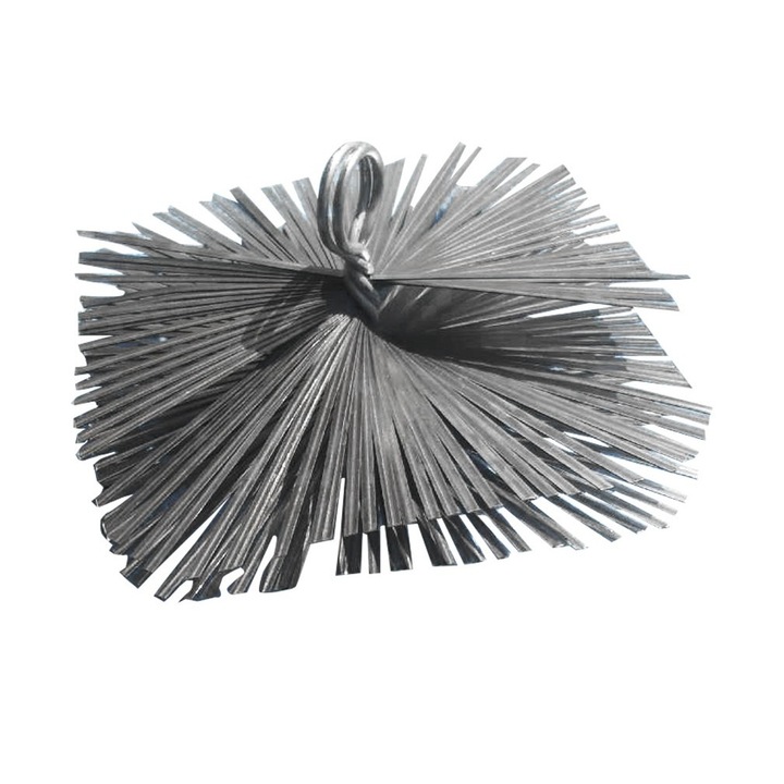 Arici patrat din otel, curatare cos fum, D 250 mm