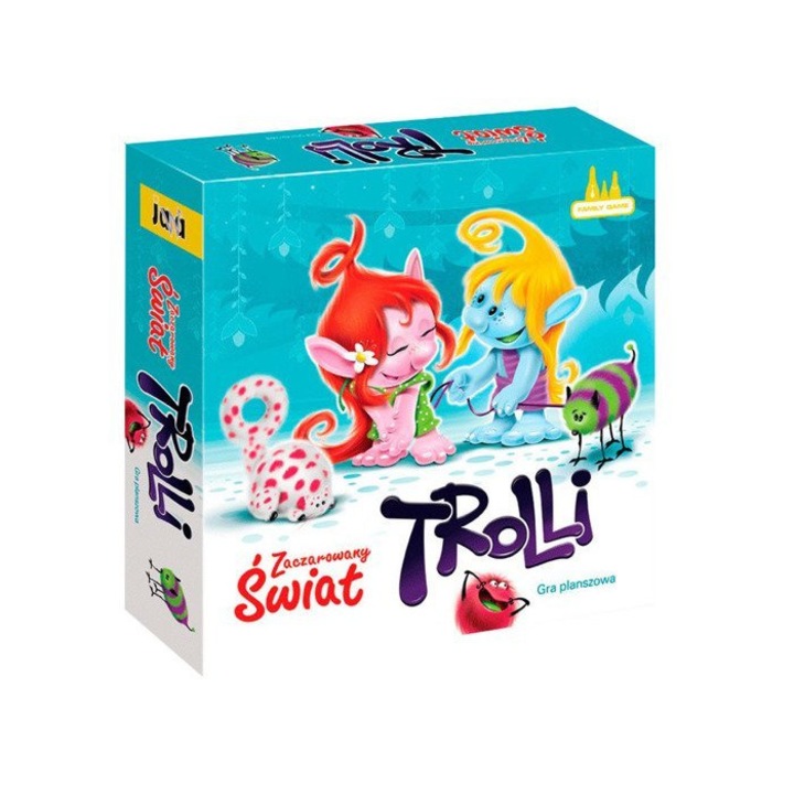 Társasjáték Trolls, Jawa, 2-4 játékos, 5 év+, Többszínű