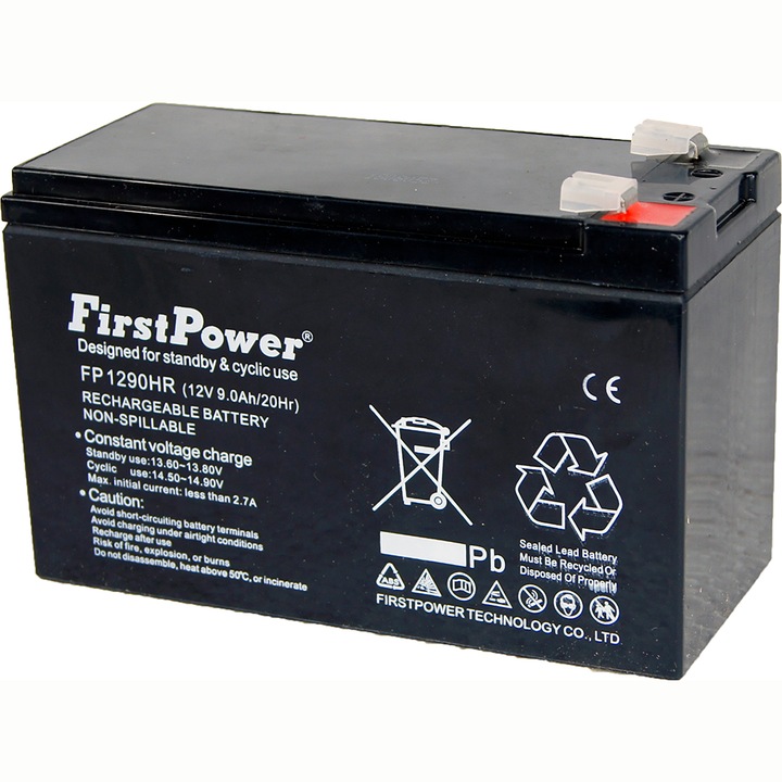 Acumulator UPS FP1290HR, 12V 9Ah 34W High Rate pentru UPS