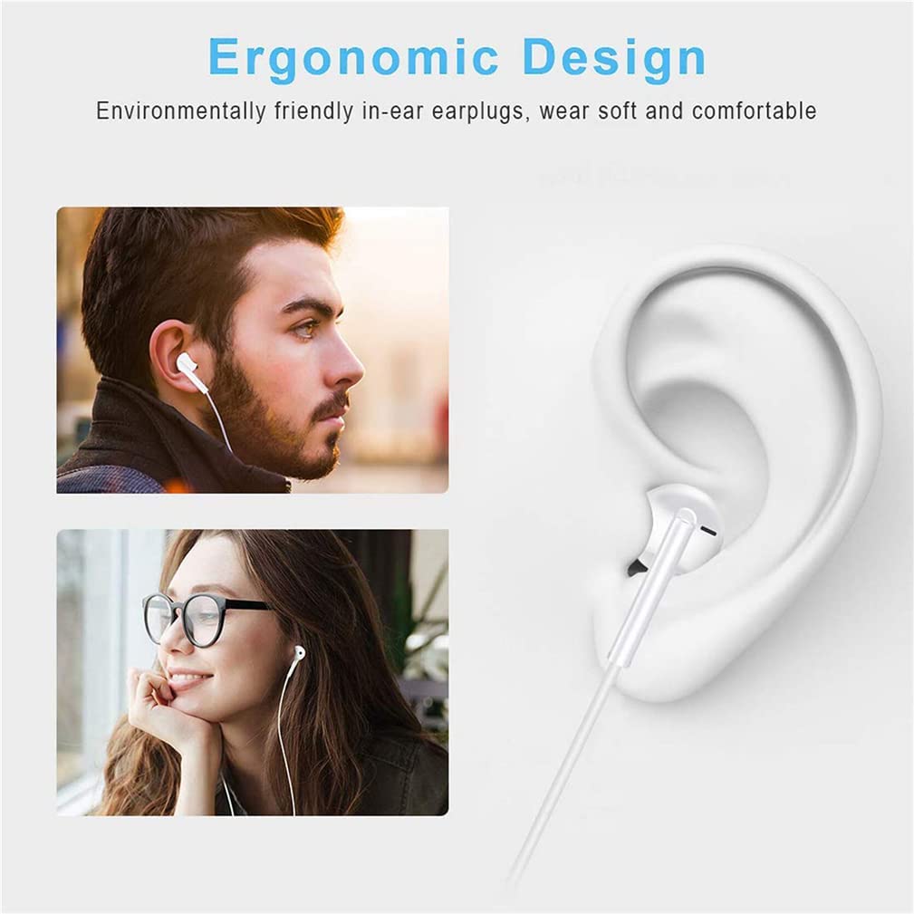 Слушалки за телефон, USB-C, бял - eMAG.bg