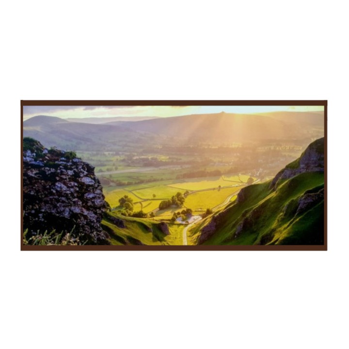 Panou radiant infrarosu DRAGUS, imprimat imagine DEFILEU 125/60cm 900W/700W 10kg 30-45mc